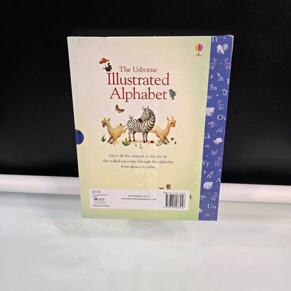 Illustrated Alphabet With Slipcase The Usborne Book Illustrated By R Johnson - Picture 3 of 3